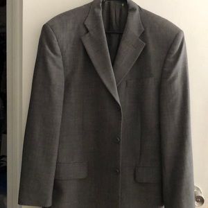Yves Saint Laurent 3 Buttons Gray Blazer Jacket 40